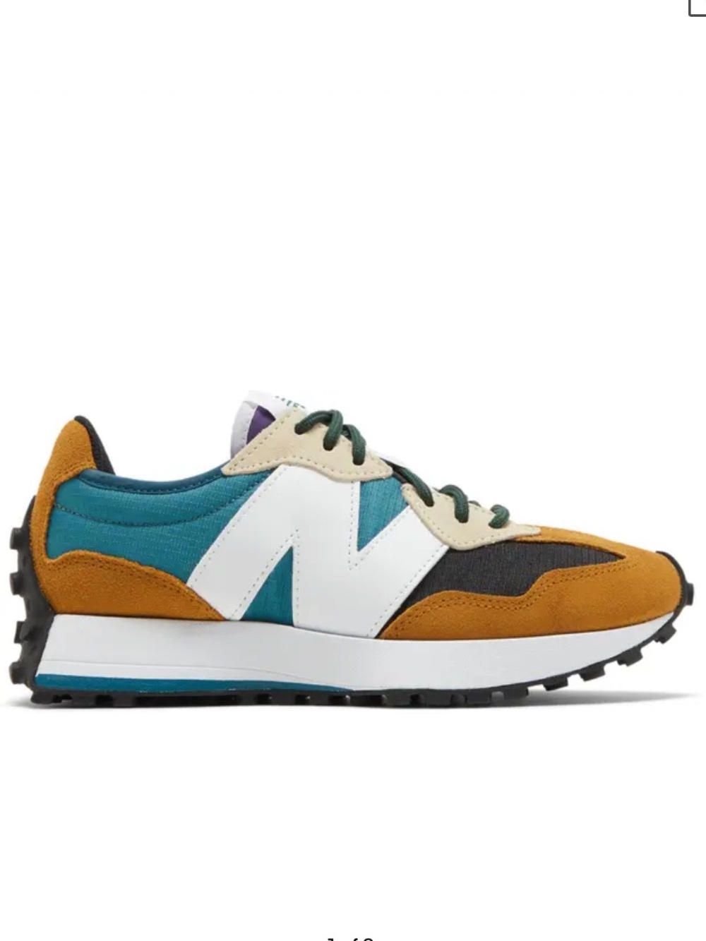 New Balance | Women’s Brown/Teal ‘Workwear Moonstone’ 327 Lace Up Sneakers Sz 10